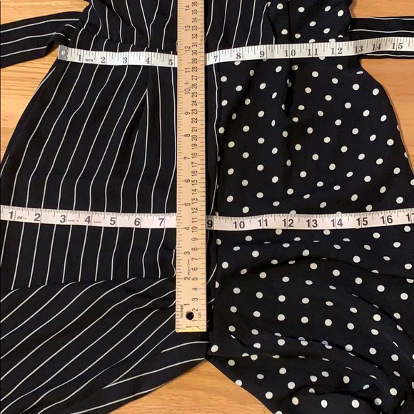 🖤BERSHKA (ZARA) Jumpsuit Polka dot Stripes NWT 📍FIRM📍 - Picture 15 of 16